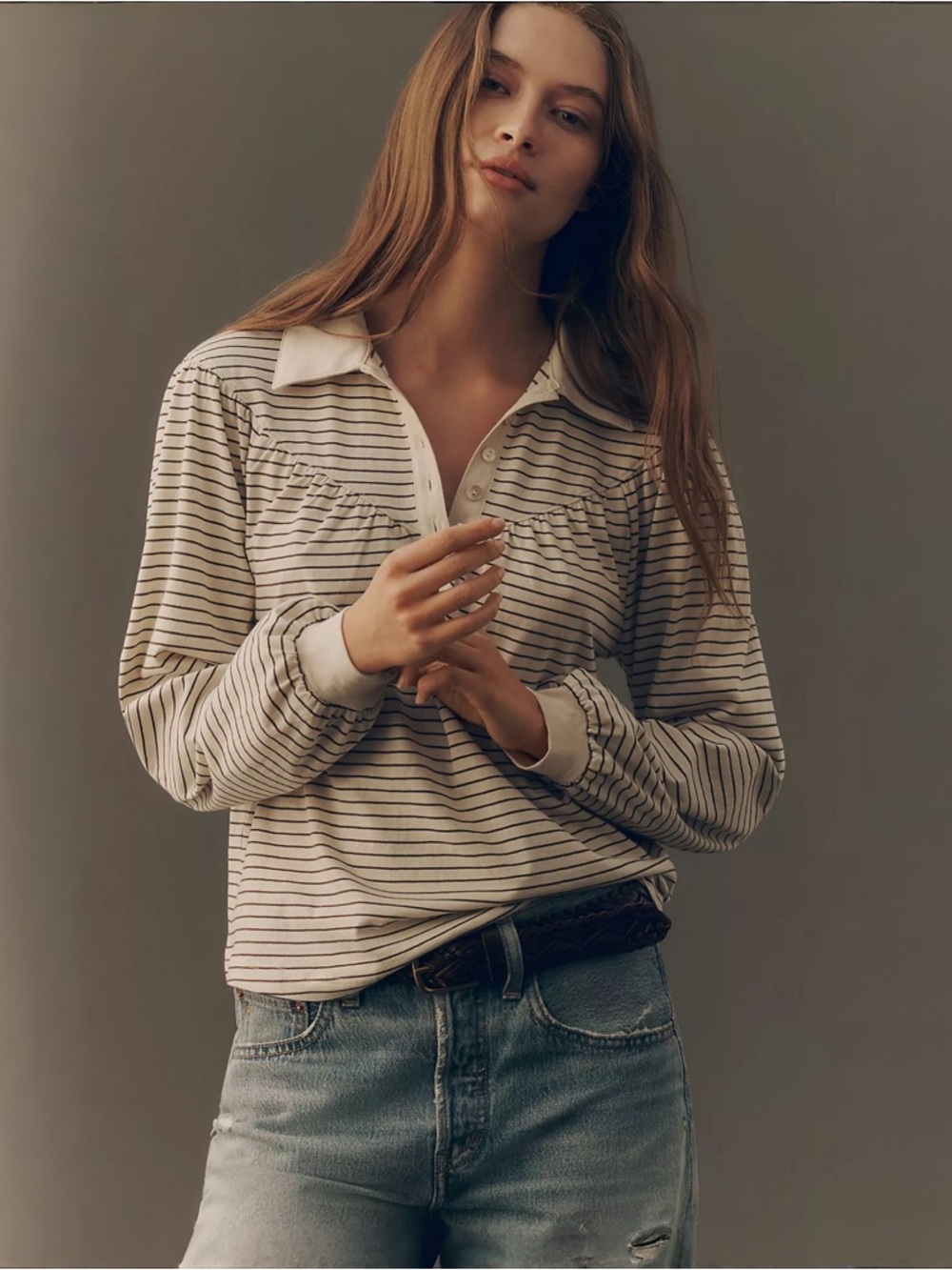 Nation Los Angeles Cecilia Cotton Top Sz XS MSRP $148 Anthropologie NWT
